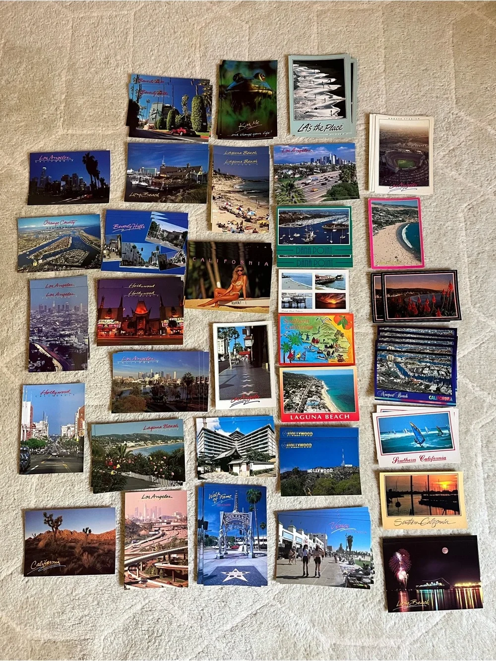 Lot of Vintage CA Postcards